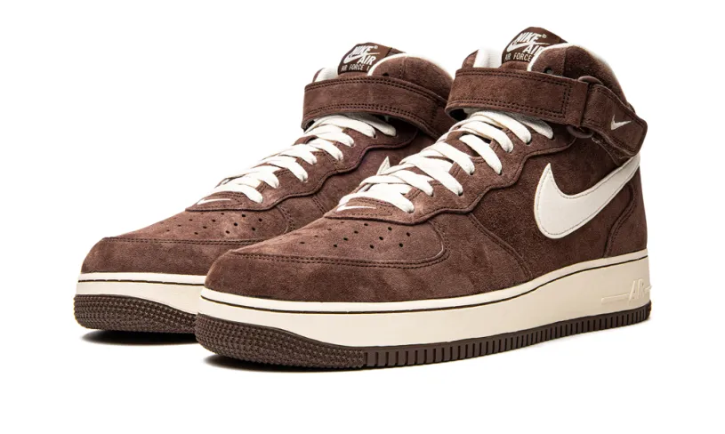 Nike Lifestyle AIR FORCE 1 MID '07 QS 'Chocolate'